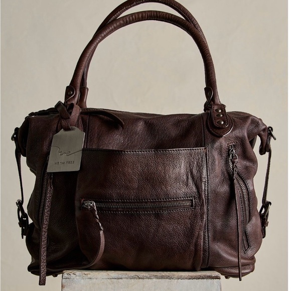 We The Free Handbags - We The Free Dark Brown Hobo Bag